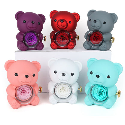 Surprise Rose & Bear Box