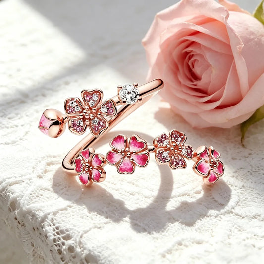 Peach Blossom Ring in its gift box
