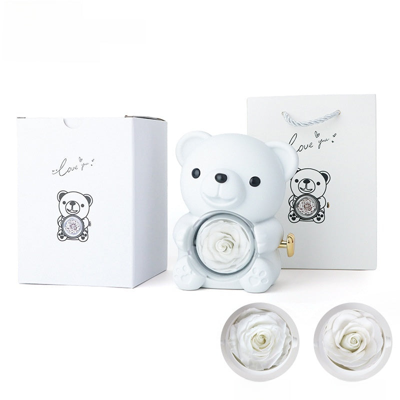 Surprise Rose & Bear Box