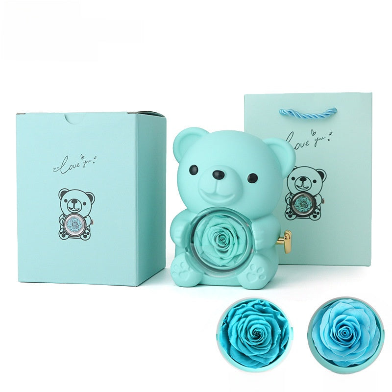 Surprise Rose & Bear Box