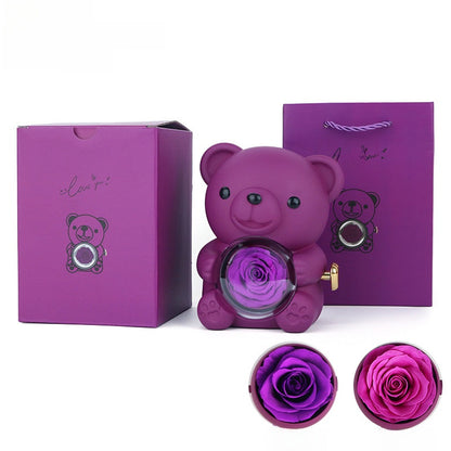 Surprise Rose & Bear Box